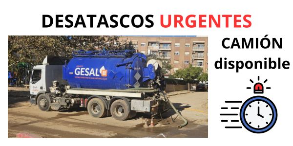 Desatascos y limpieza profesional en Valencia y alrededores